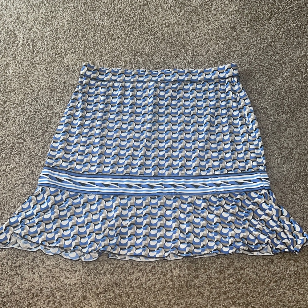 Printed Ruffled Skirt